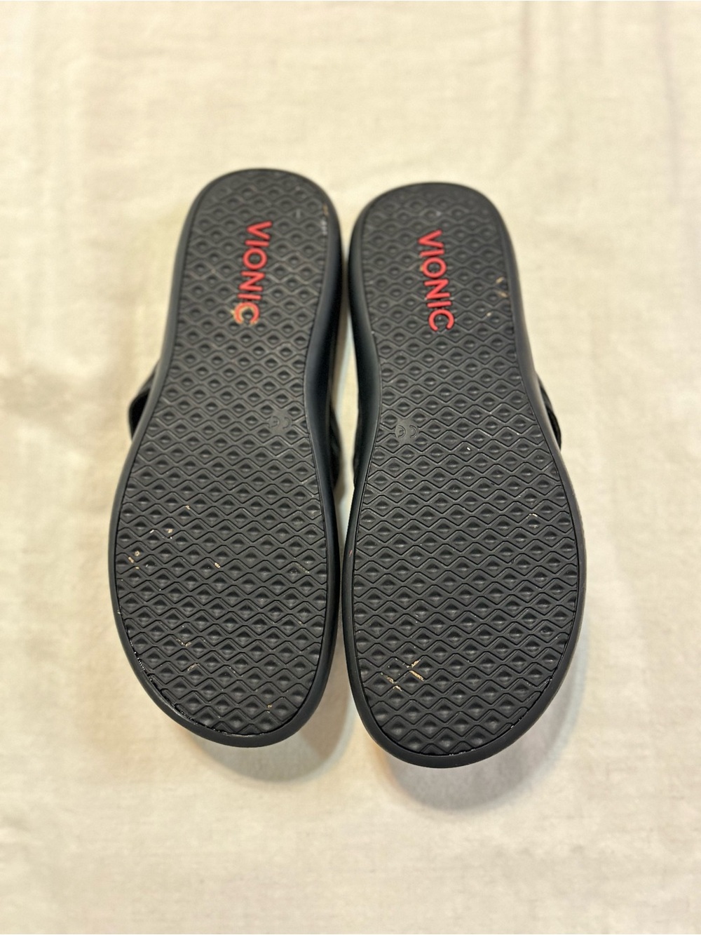Vionic BlackTide Aloe Women's Comfort Flip Flop Sandals with Ring Accent Sz 10 - Picture 5 of 7